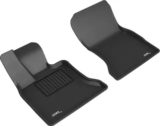 3D MAXpider Kagu 1st Row Floormat For 10-17 BMW 5 Series Gran Turismo F07 - Black